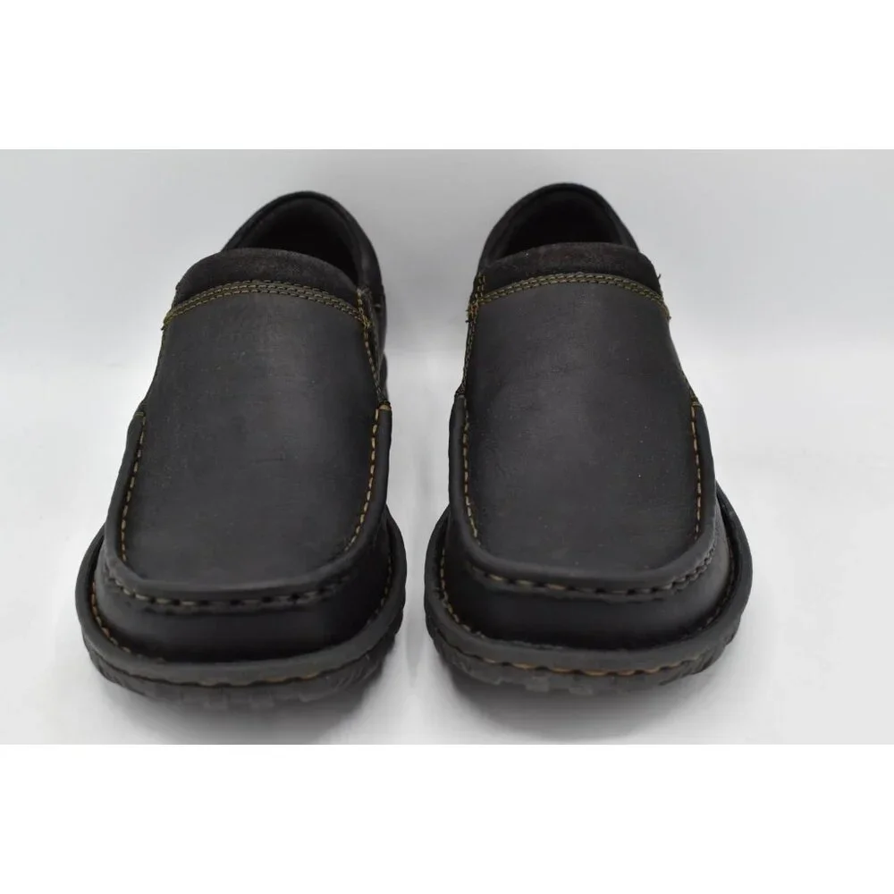 Born Mens‎ Size 8.5 Gudmund Black Full Grain Leather Slip On Casual Shoes